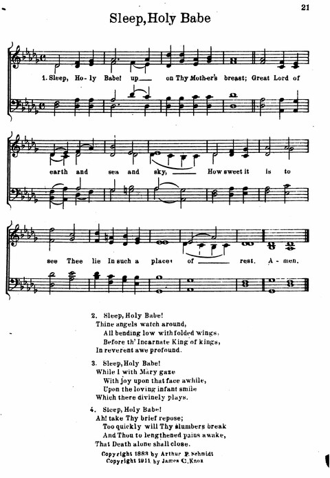 Twenty Hymns page 21