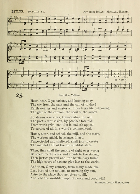 Twenty-Five Hymns for use in Time of War page 17