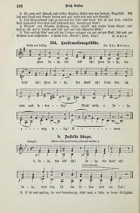 349 Lieder: für Schule und Haus in den Vereinigten Staaten insbesondere für die Elementar- und Mittelclassen in den Stadtschulen, sowie für die Parochialschulen auf dem Lande page 108