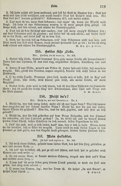 349 Lieder: für Schule und Haus in den Vereinigten Staaten insbesondere für die Elementar- und Mittelclassen in den Stadtschulen, sowie für die Parochialschulen auf dem Lande page 119