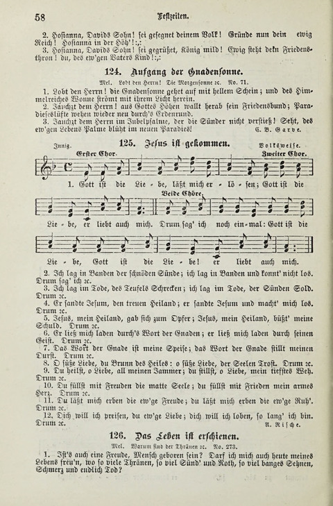 349 Lieder: für Schule und Haus in den Vereinigten Staaten insbesondere für die Elementar- und Mittelclassen in den Stadtschulen, sowie für die Parochialschulen auf dem Lande page 58