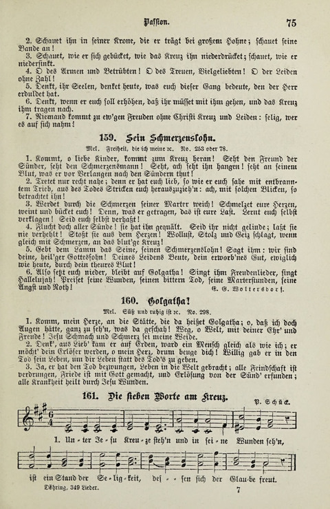 349 Lieder: für Schule und Haus in den Vereinigten Staaten insbesondere für die Elementar- und Mittelclassen in den Stadtschulen, sowie für die Parochialschulen auf dem Lande page 75