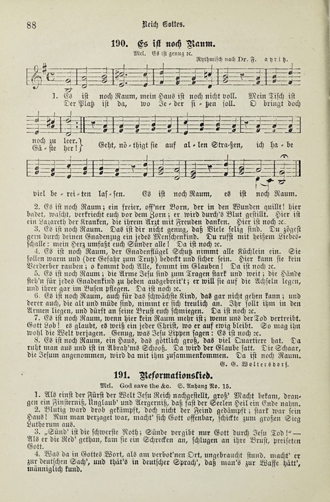 349 Lieder: für Schule und Haus in den Vereinigten Staaten insbesondere für die Elementar- und Mittelclassen in den Stadtschulen, sowie für die Parochialschulen auf dem Lande page 88