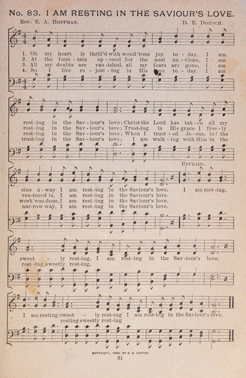 Sixty Scripture Songs: compiled expressly for the Sunday school (part third) page 31