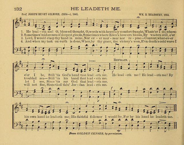 The Alleluia: a collection of hymns and tunes for the church scool, and the mid-week meeting page 132