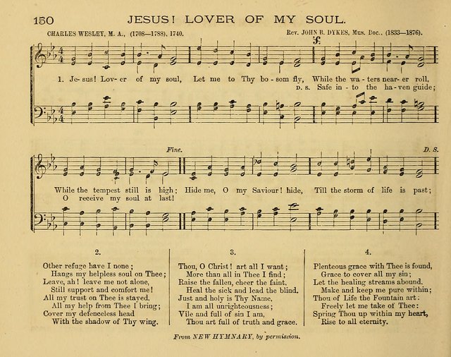 The Alleluia: a collection of hymns and tunes for the church scool, and the mid-week meeting page 150