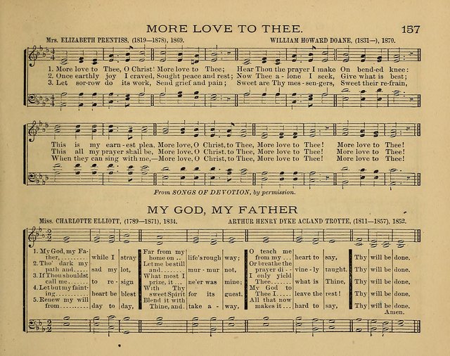 The Alleluia: a collection of hymns and tunes for the church scool, and the mid-week meeting page 157