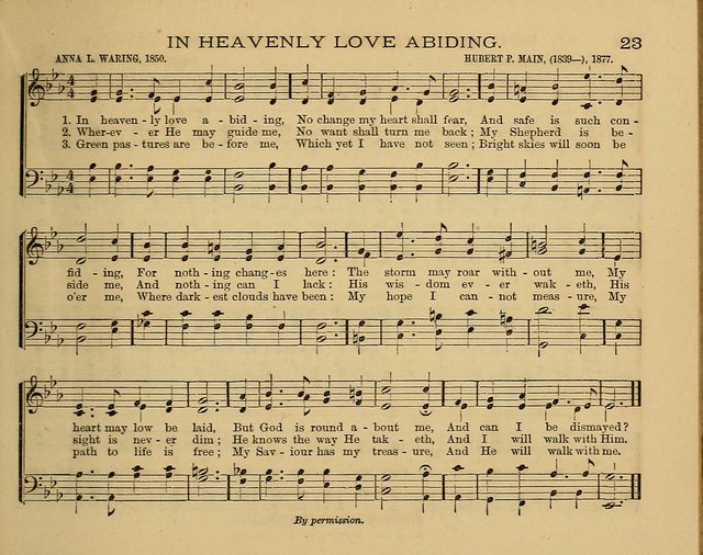 The Alleluia: a collection of hymns and tunes for the church scool, and the mid-week meeting page 23