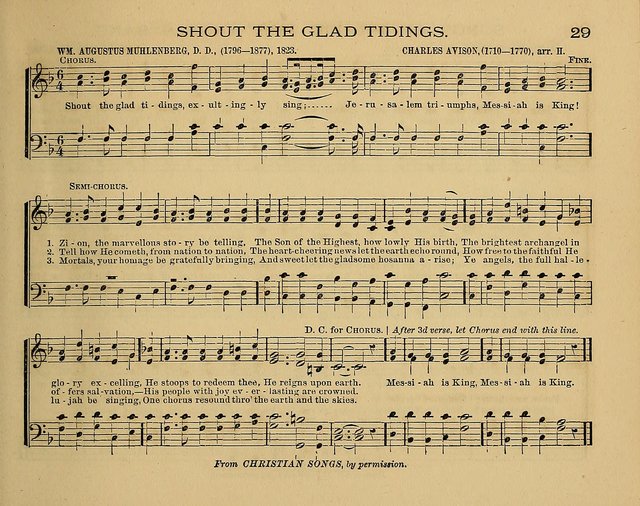 The Alleluia: a collection of hymns and tunes for the church scool, and the mid-week meeting page 29