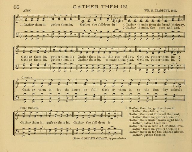 The Alleluia: a collection of hymns and tunes for the church scool, and the mid-week meeting page 38