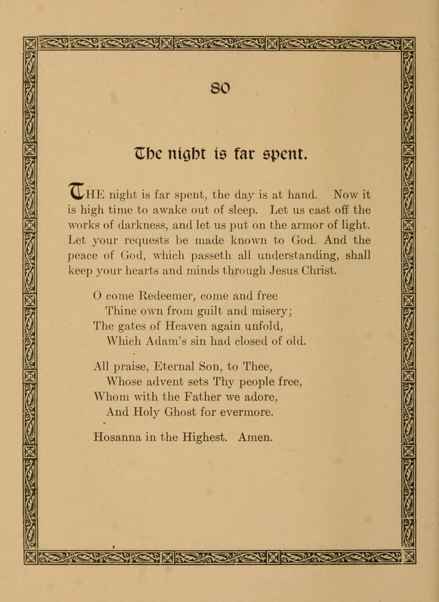 Anthem book of the Church of St. Luke and The Epiphany page 91