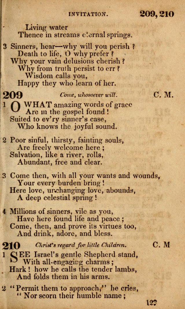 The American Baptist Sabbath-School Hymn-Book page 129