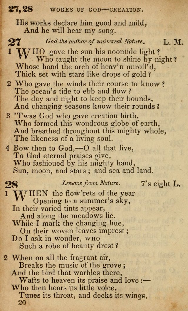 The American Baptist Sabbath-School Hymn-Book page 20