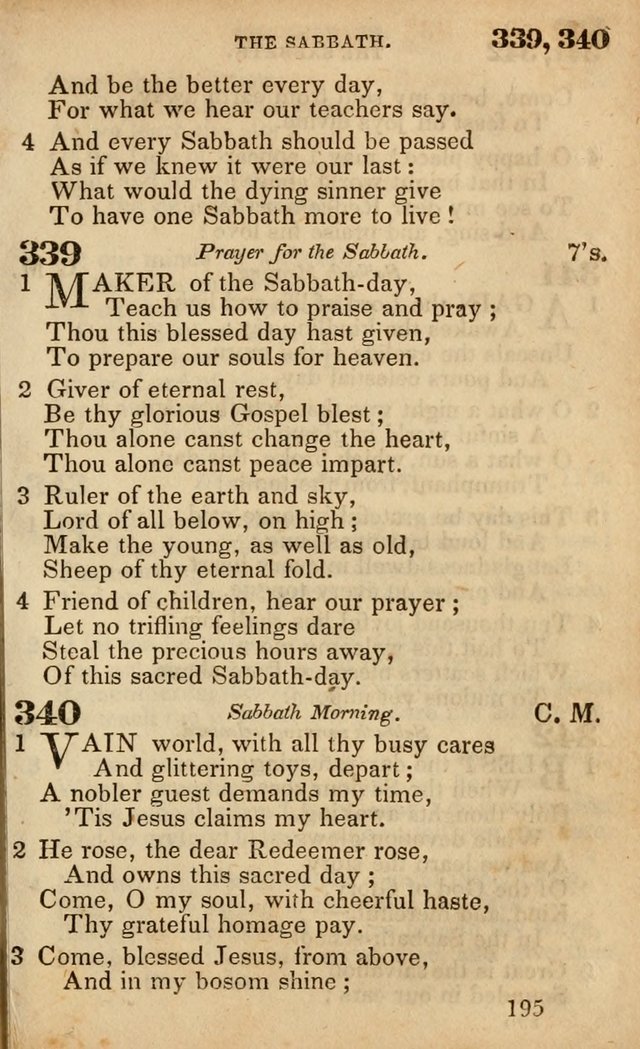 The American Baptist Sabbath-School Hymn-Book page 201