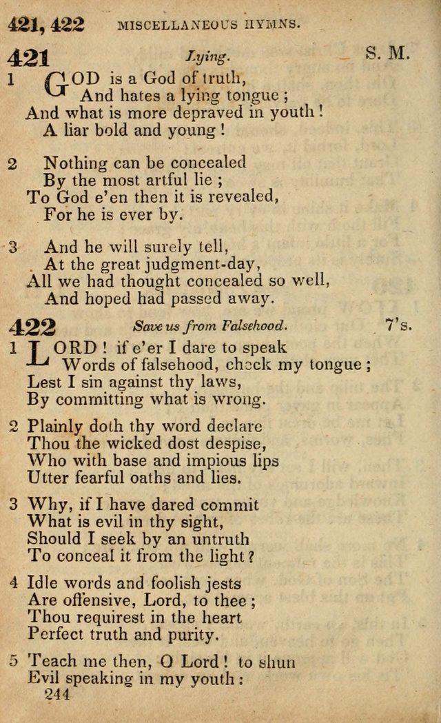 The American Baptist Sabbath-School Hymn-Book page 250