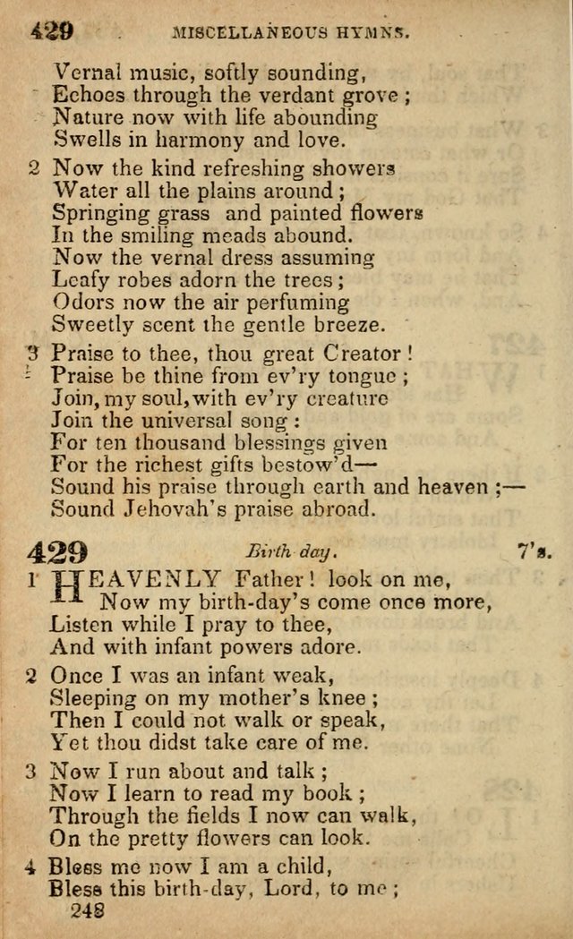 The American Baptist Sabbath-School Hymn-Book page 254