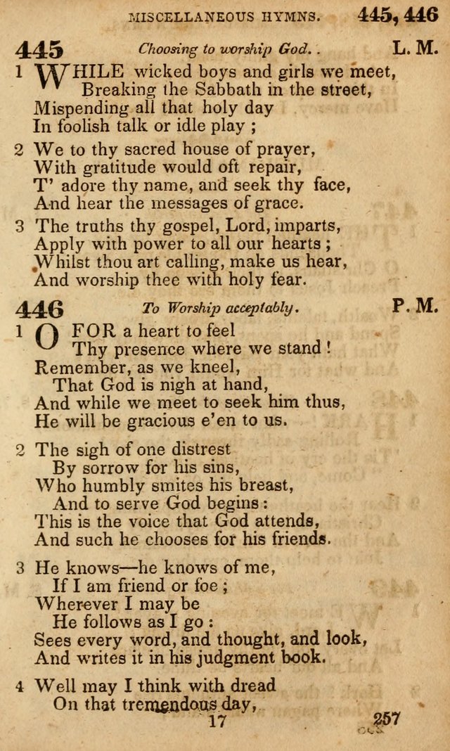 The American Baptist Sabbath-School Hymn-Book page 267