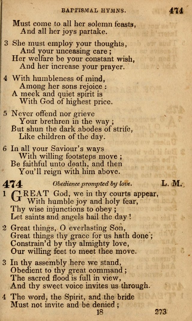 The American Baptist Sabbath-School Hymn-Book page 283