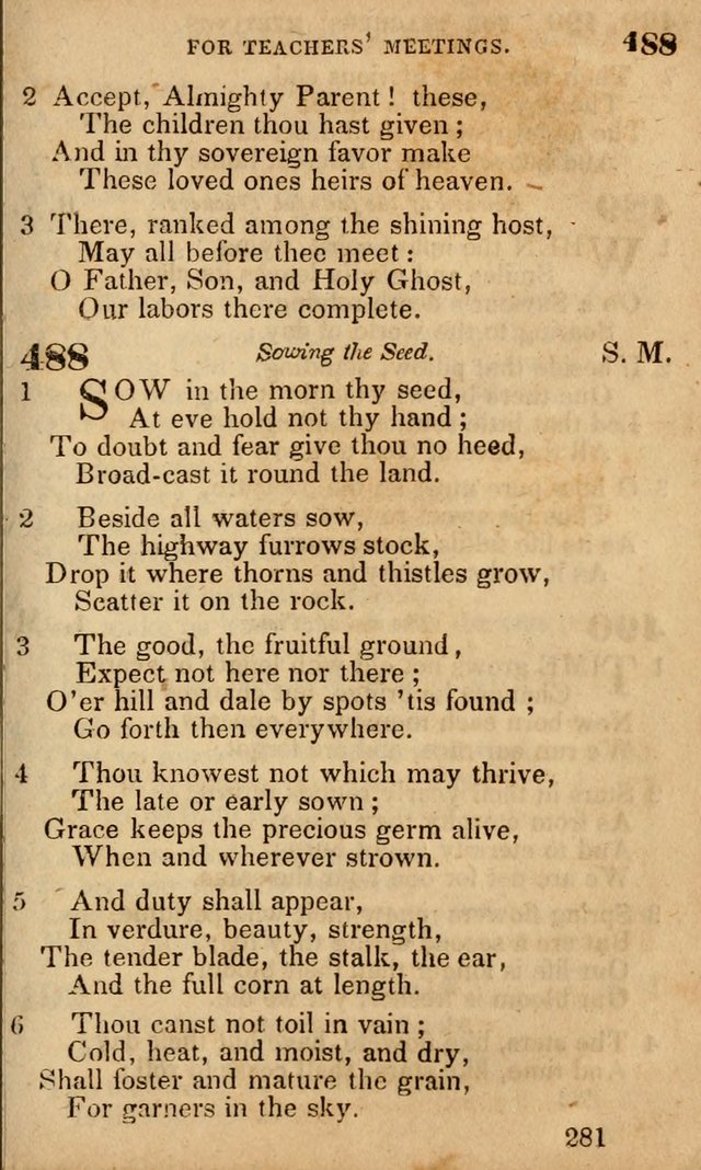 The American Baptist Sabbath-School Hymn-Book page 291