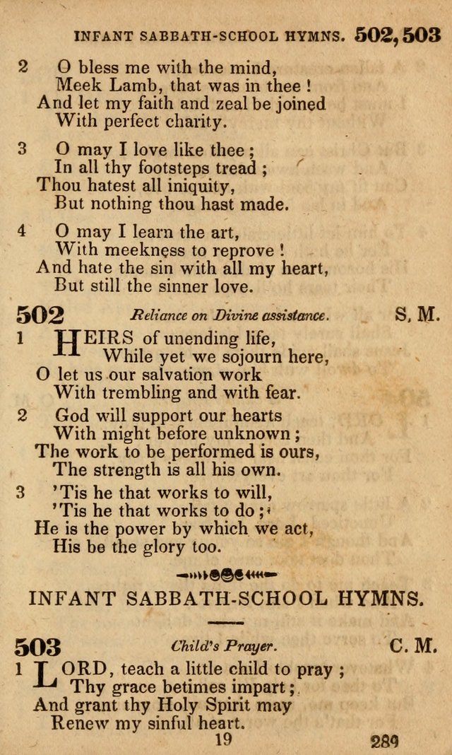 The American Baptist Sabbath-School Hymn-Book page 299