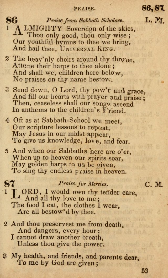 The American Baptist Sabbath-School Hymn-Book page 57