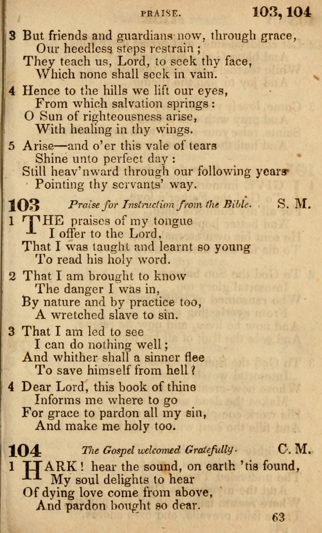 The American Baptist Sabbath-School Hymn-Book page 67