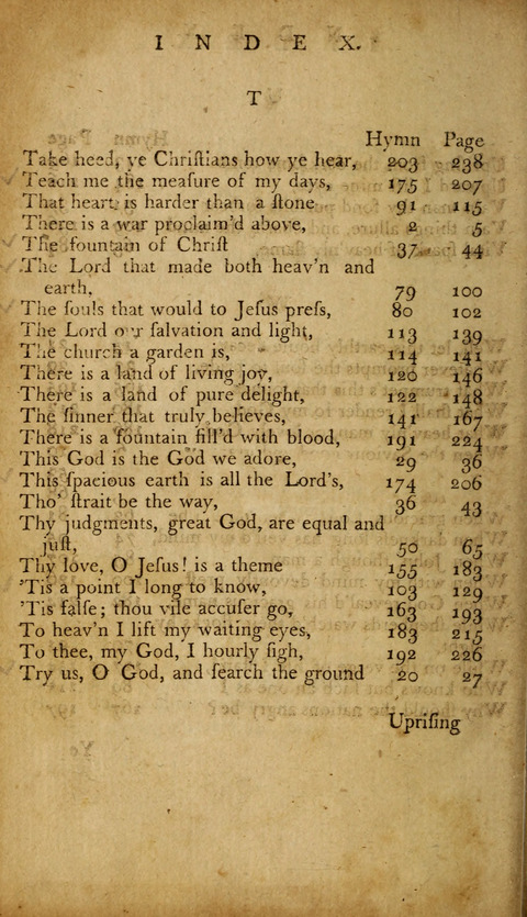 A Choice Collection of Hymns, in which are some never before printed page 248