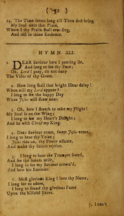 A Choice Collection of Hymns, in which are some never before printed page 50