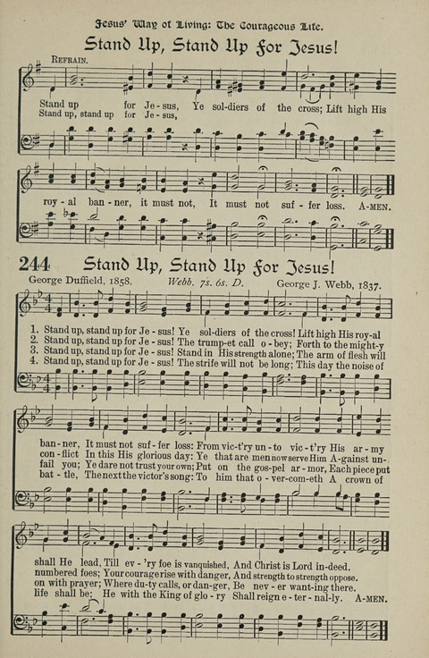 American Church and Church School Hymnal: a new religious educational hymnal page 245