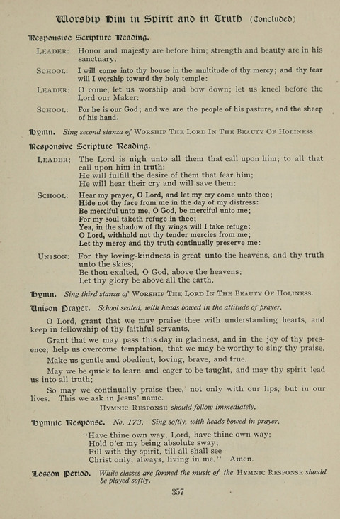 American Church and Church School Hymnal: a new religious educational hymnal page 357