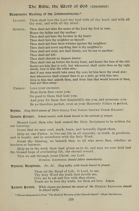 American Church and Church School Hymnal: a new religious educational hymnal page 359