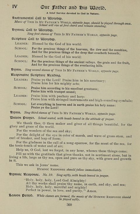 American Church and Church School Hymnal: a new religious educational hymnal page 360