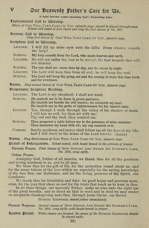 American Church and Church School Hymnal: a new religious educational hymnal page 362