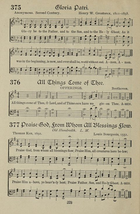 American Church and Church School Hymnal: a new religious educational hymnal page 378