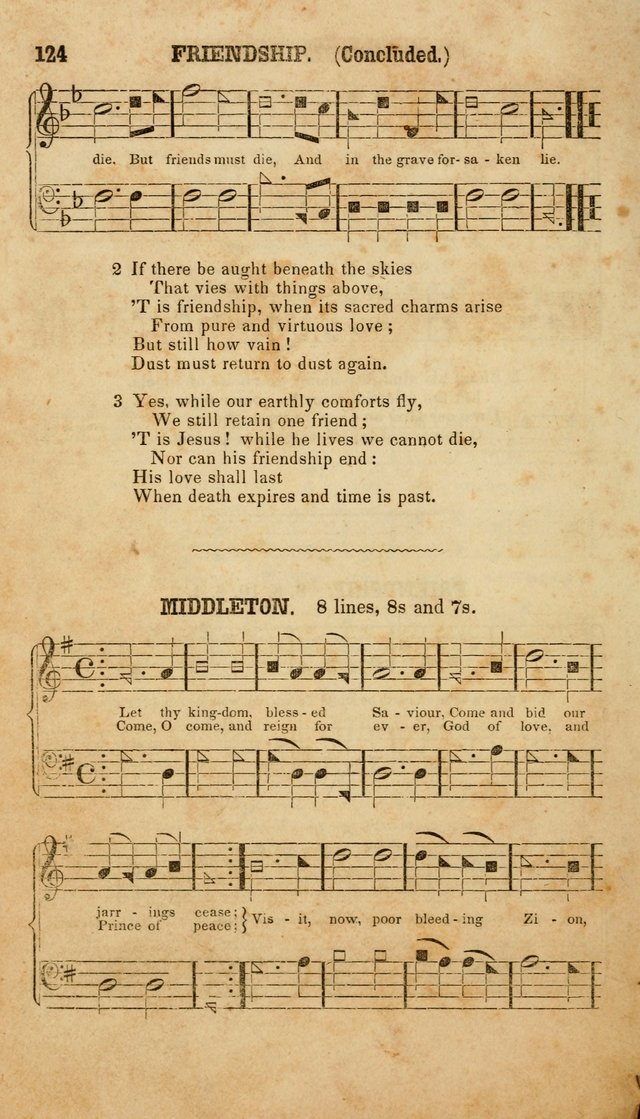 The American Church Harp: containing a choice selection of hymns and tunes comprising a variety of meters, well adapted to all Christian churches, singing schools, and private families page 126