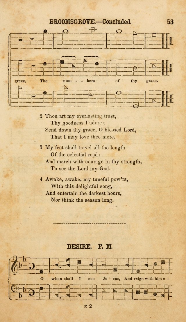 The American Church Harp: containing a choice selection of hymns and tunes comprising a variety of meters, well adapted to all Christian churches, singing schools, and private families page 55