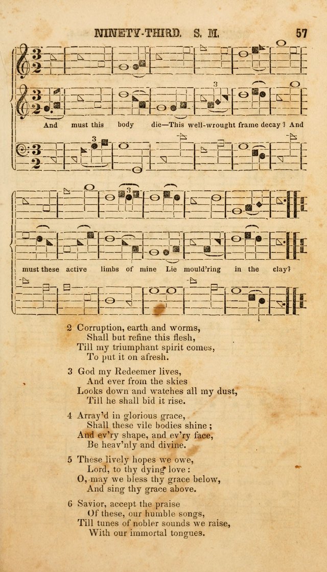 The American Church Harp: containing a choice selection of hymns and tunes comprising a variety of meters, well adapted to all Christian churches, singing schools, and private families page 59