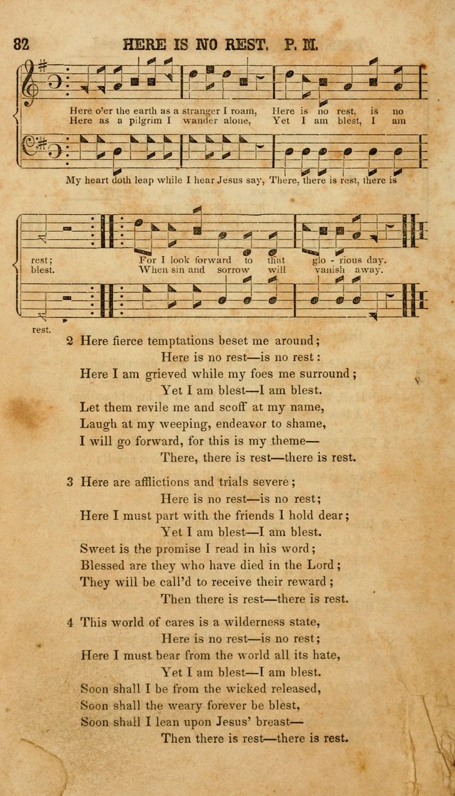 The American Church Harp: containing a choice selection of hymns and tunes comprising a variety of meters, well adapted to all Christian churches, singing schools, and private families page 84