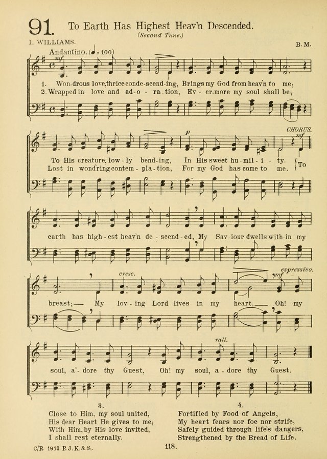 American Catholic Hymnal: an extensive collection of hymns, Latin chants, and sacred songs for church, school, and home, including Gregorian masses, vesper psalms, litanies... page 125