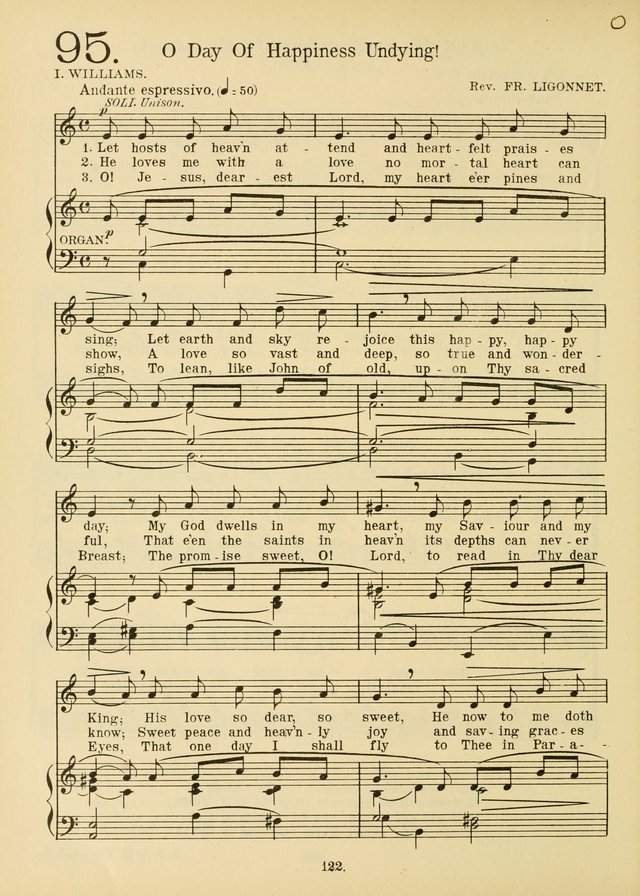 American Catholic Hymnal: an extensive collection of hymns, Latin chants, and sacred songs for church, school, and home, including Gregorian masses, vesper psalms, litanies... page 129