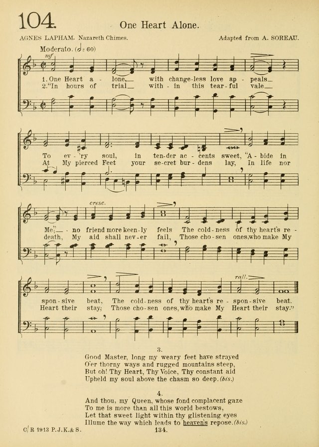 American Catholic Hymnal: an extensive collection of hymns, Latin chants, and sacred songs for church, school, and home, including Gregorian masses, vesper psalms, litanies... page 141