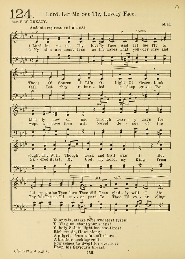 American Catholic Hymnal: an extensive collection of hymns, Latin chants, and sacred songs for church, school, and home, including Gregorian masses, vesper psalms, litanies... page 163