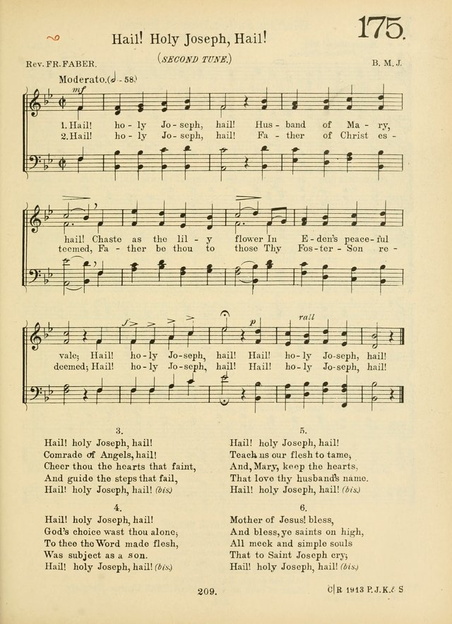 American Catholic Hymnal: an extensive collection of hymns, Latin chants, and sacred songs for church, school, and home, including Gregorian masses, vesper psalms, litanies... page 216