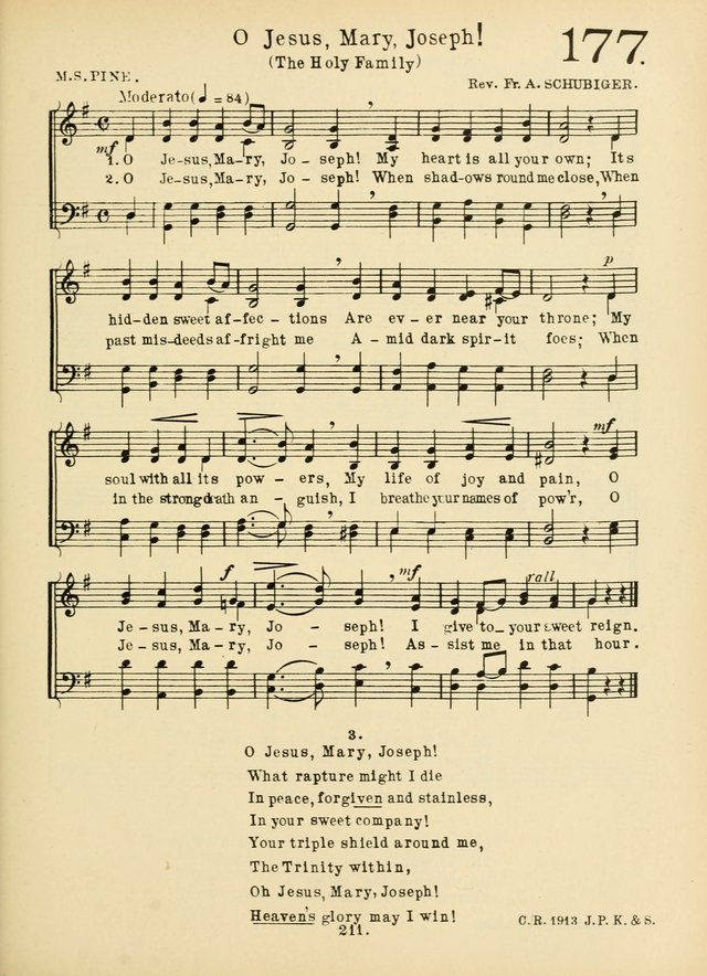 American Catholic Hymnal: an extensive collection of hymns, Latin chants, and sacred songs for church, school, and home, including Gregorian masses, vesper psalms, litanies... page 218