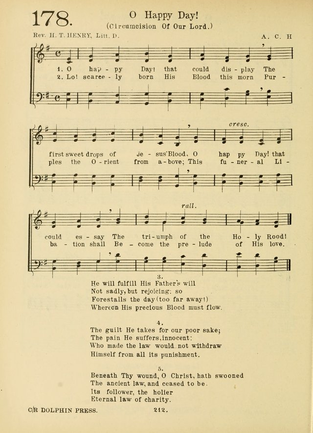 American Catholic Hymnal: an extensive collection of hymns, Latin chants, and sacred songs for church, school, and home, including Gregorian masses, vesper psalms, litanies... page 219