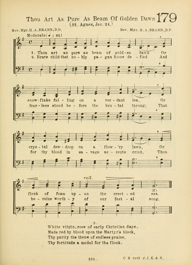 American Catholic Hymnal: an extensive collection of hymns, Latin chants, and sacred songs for church, school, and home, including Gregorian masses, vesper psalms, litanies... page 220