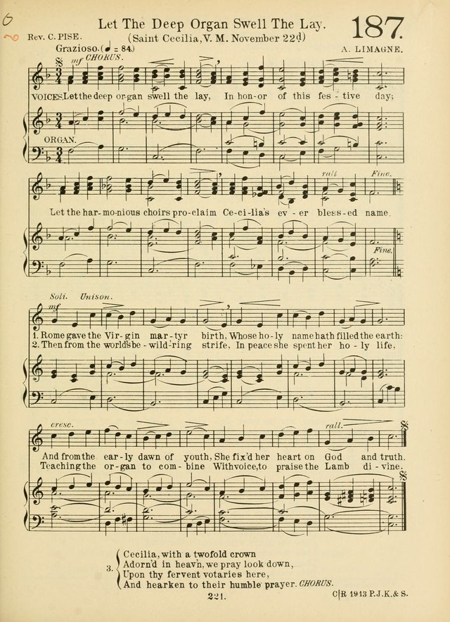 American Catholic Hymnal: an extensive collection of hymns, Latin chants, and sacred songs for church, school, and home, including Gregorian masses, vesper psalms, litanies... page 228