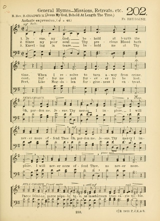 American Catholic Hymnal: an extensive collection of hymns, Latin chants, and sacred songs for church, school, and home, including Gregorian masses, vesper psalms, litanies... page 240