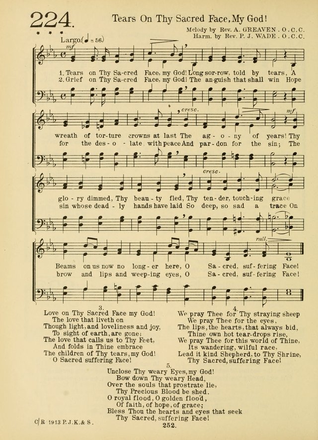 American Catholic Hymnal: an extensive collection of hymns, Latin chants, and sacred songs for church, school, and home, including Gregorian masses, vesper psalms, litanies... page 259