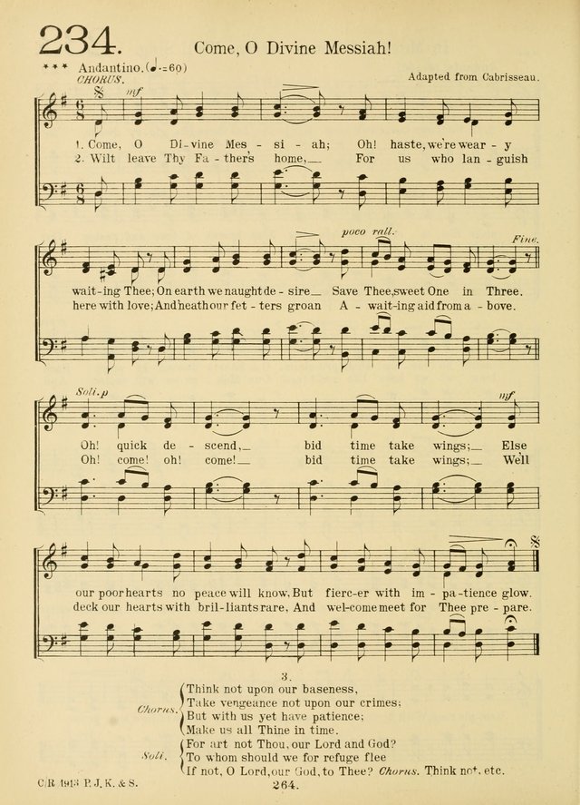 American Catholic Hymnal: an extensive collection of hymns, Latin chants, and sacred songs for church, school, and home, including Gregorian masses, vesper psalms, litanies... page 271